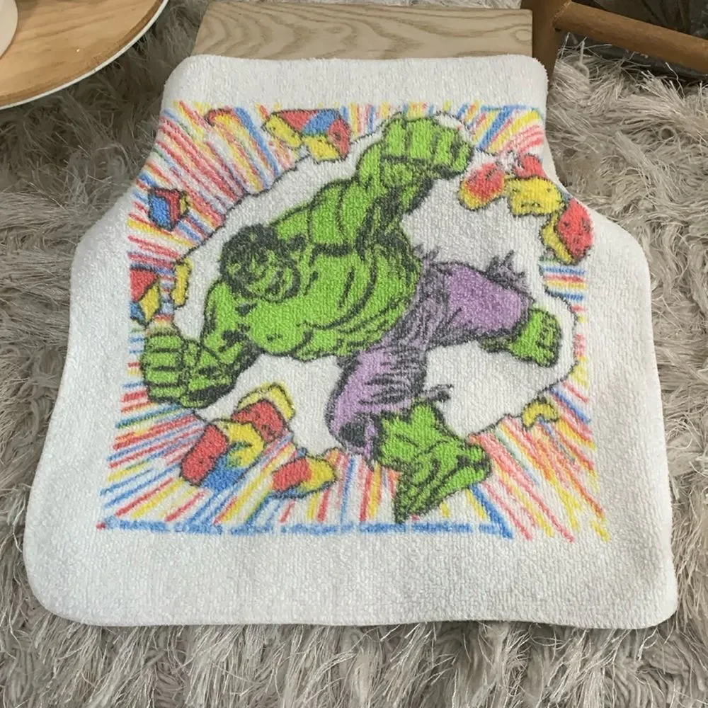 Hulk Cannon Incredible Hulk Smash Marvel Comics Washcloth Vintage